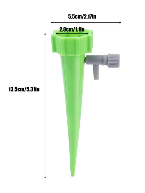 12PCS Garden Automatic Watering System Flower Plants Self Watering Drip Irrigation System Adjustable Auto Water Dripper Device